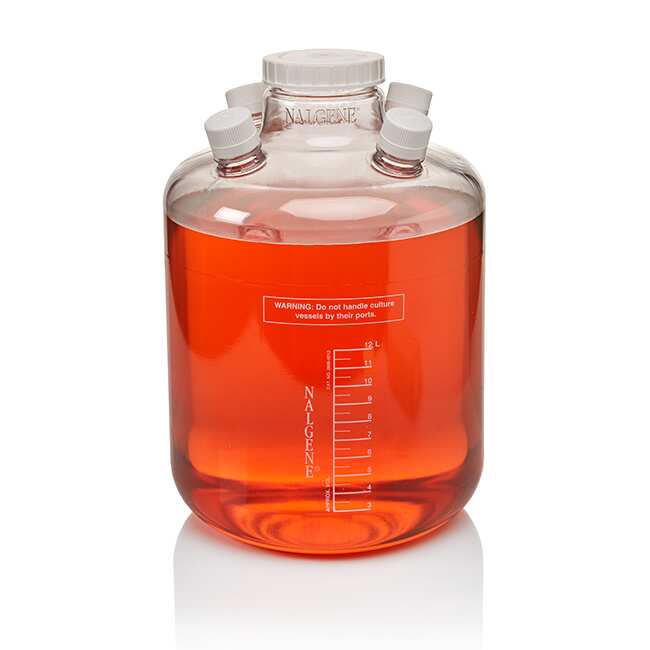 Nalgene&trade; 带端口聚碳酸酯培养容器