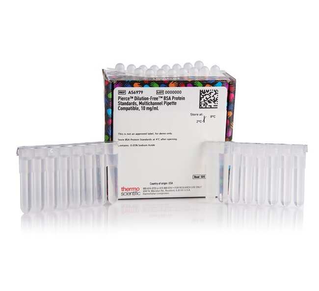 Pierce&trade; Dilution-Free&trade; BSA Protein Standards, multichannel pipette compatible