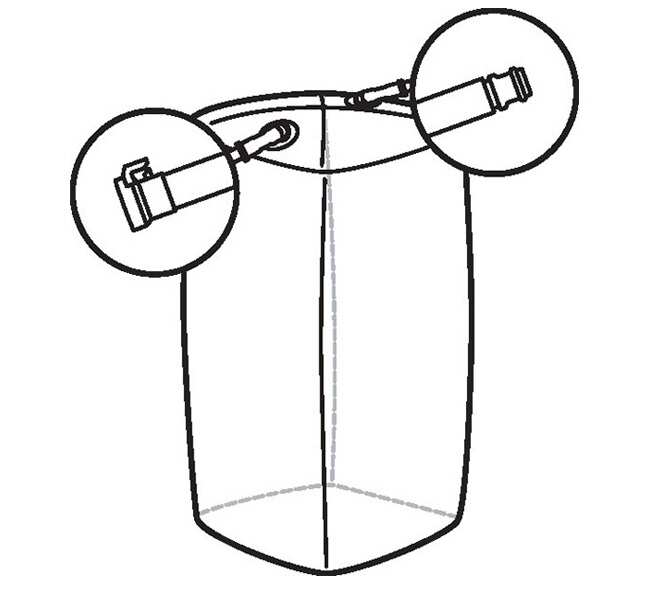 Productainer&trade; 生物工艺容器 (BPC)，50 L，带 2 个顶部端口，3D 一次性使用