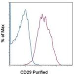 CD29 (Integrin beta 1) Antibody in Flow Cytometry (Flow)