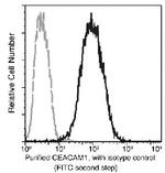 CEACAM1 Antibody in Flow Cytometry (Flow)