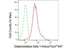 beta Galactosidase Antibody in Flow Cytometry (Flow)