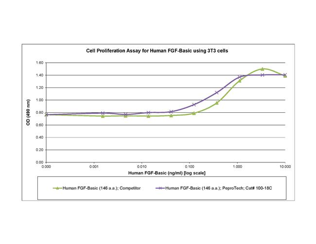 Human FGF-basic (FGF-2/bFGF) (146 aa) Protein in Functional Assay (Functional)