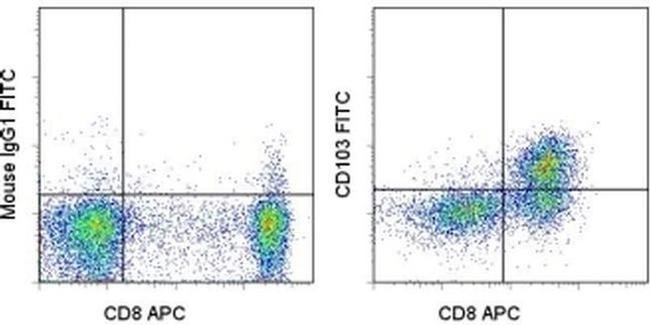 CD103 (Integrin alpha E) Antibody in Flow Cytometry (Flow)