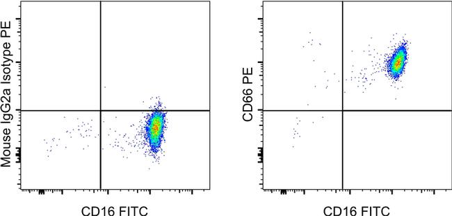 CD66 Antibody in Flow Cytometry (Flow)