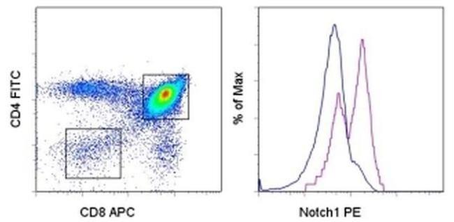 NOTCH1 Antibody in Flow Cytometry (Flow)