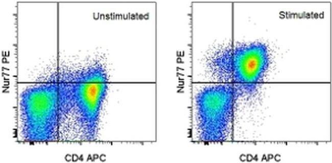 Nur77 Antibody in Flow Cytometry (Flow)