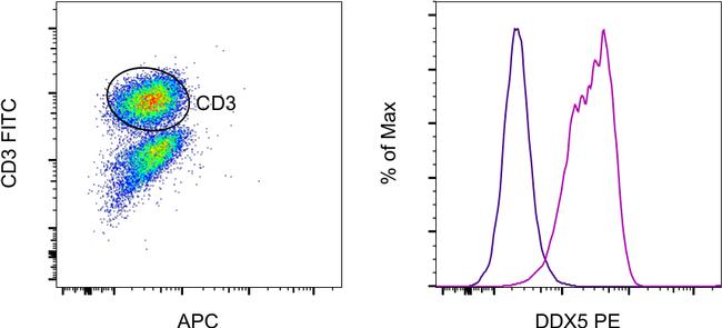 DDX5 Antibody in Flow Cytometry (Flow)