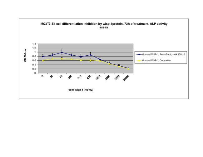 Human WISP-1 Protein in Functional Assay (Functional)