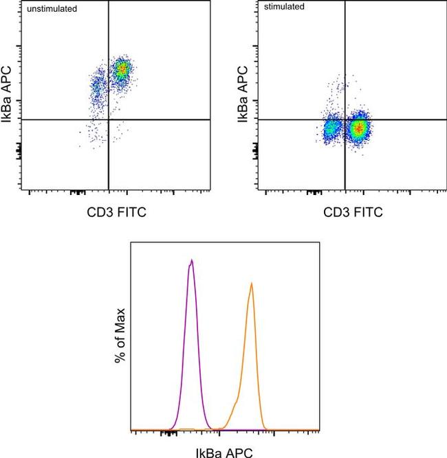 IkB alpha Antibody in Flow Cytometry (Flow)