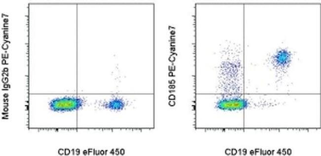 CD185 (CXCR5) Antibody in Flow Cytometry (Flow)