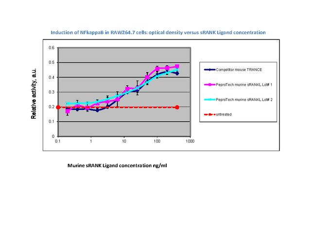 Mouse TRANCE (RANKL) (soluble) Protein in Functional Assay (Functional)