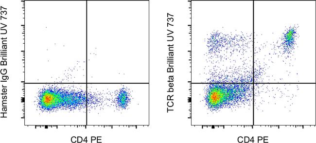 TCR beta Antibody in Flow Cytometry (Flow)