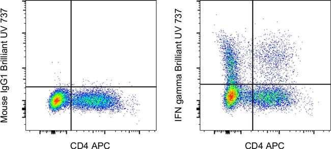 IFN gamma Antibody in Flow Cytometry (Flow)