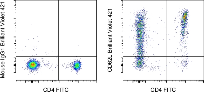 CD62L (L-Selectin) Antibody in Flow Cytometry (Flow)