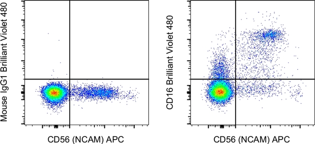 CD16 Antibody in Flow Cytometry (Flow)