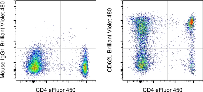 CD62L (L-Selectin) Antibody in Flow Cytometry (Flow)