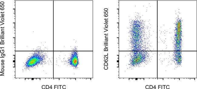 CD62L (L-Selectin) Antibody in Flow Cytometry (Flow)