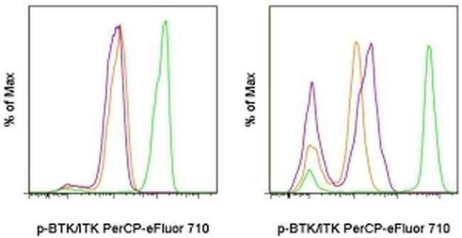 Phospho-BTK/ITK (Tyr551, Tyr511) Antibody in Flow Cytometry (Flow)