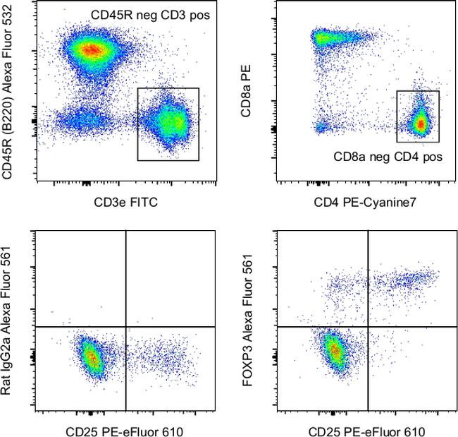 FOXP3 Antibody in Flow Cytometry (Flow)