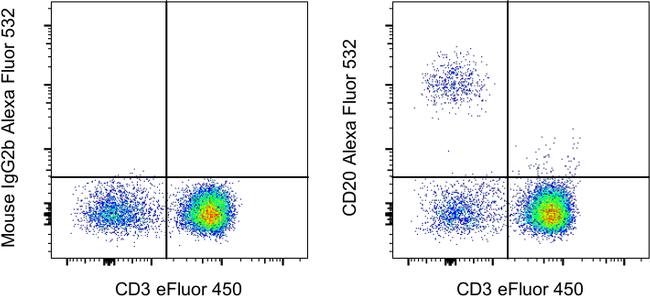 CD20 Antibody in Flow Cytometry (Flow)