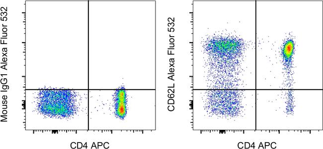 CD62L (L-Selectin) Antibody in Flow Cytometry (Flow)