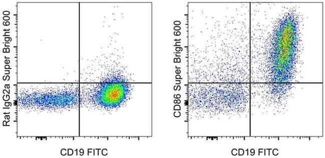 CD86 (B7-2) Antibody in Flow Cytometry (Flow)