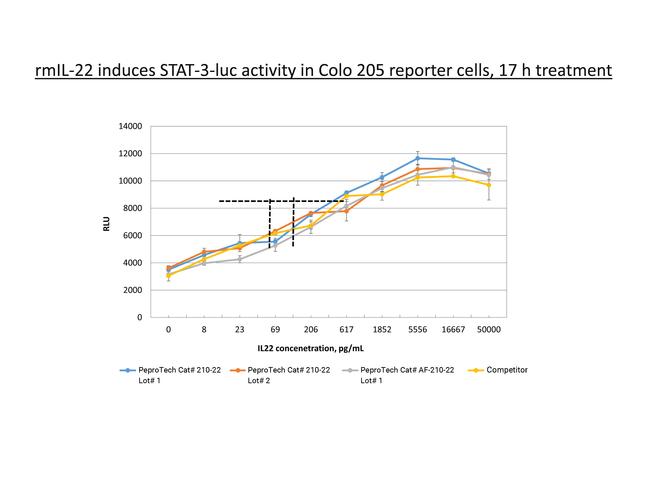 Mouse IL-22, Animal-Free Protein in Functional Assay (Functional)