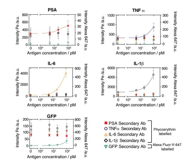 IL-1 beta Antibody in Peptide array (ARRAY)