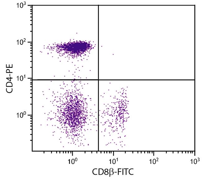 CD8b Antibody in Flow Cytometry (Flow)