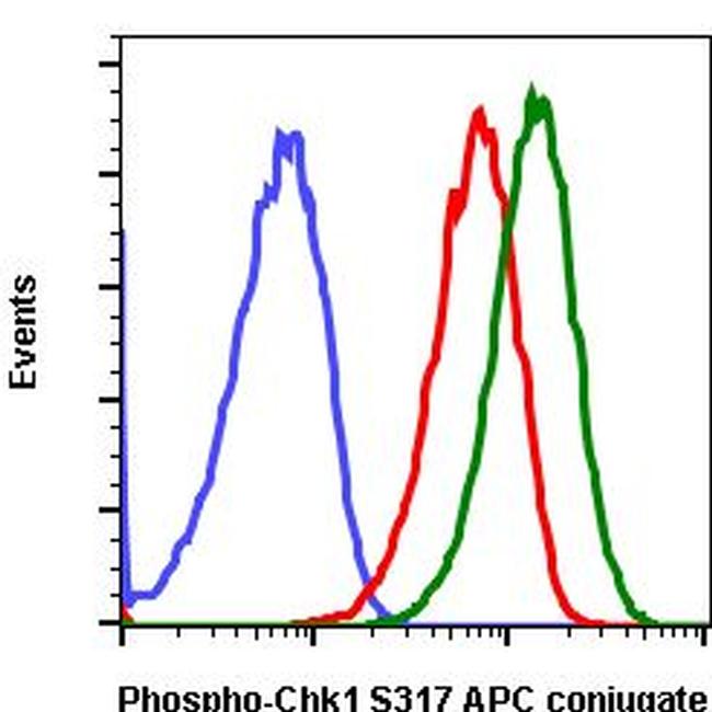 Phospho-Chk1 (Ser317) Antibody in Flow Cytometry (Flow)