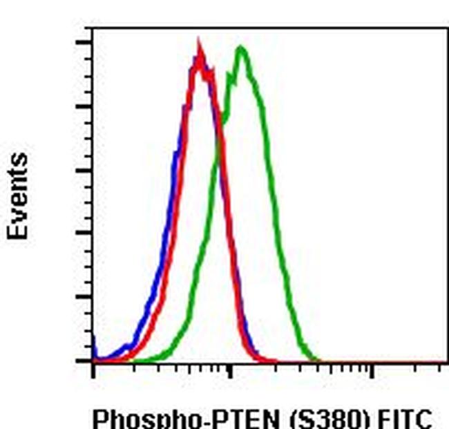 Phospho-PTEN (Ser380) Antibody in Flow Cytometry (Flow)