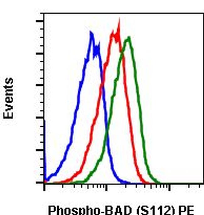 Phospho-BAD (Ser112) Antibody in Flow Cytometry (Flow)