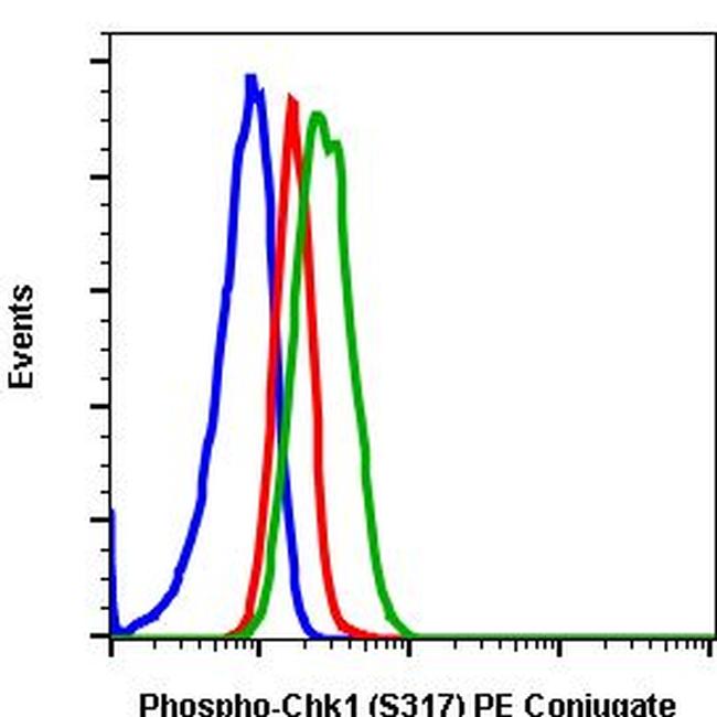 Phospho-Chk1 (Ser317) Antibody in Flow Cytometry (Flow)