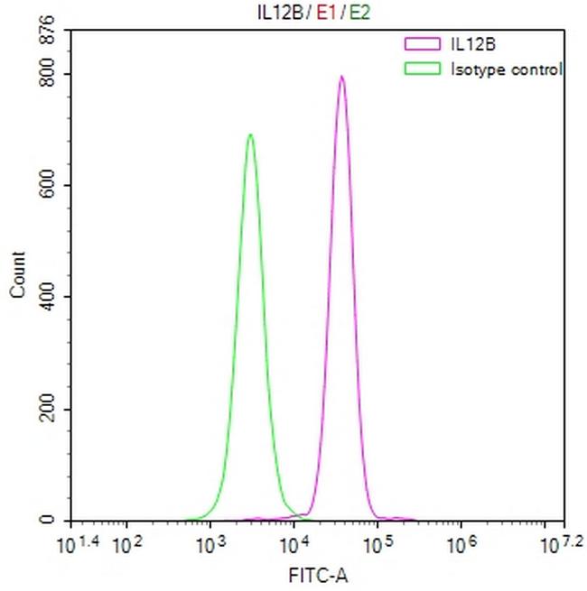 IL-12 p40 Antibody in Flow Cytometry (Flow)