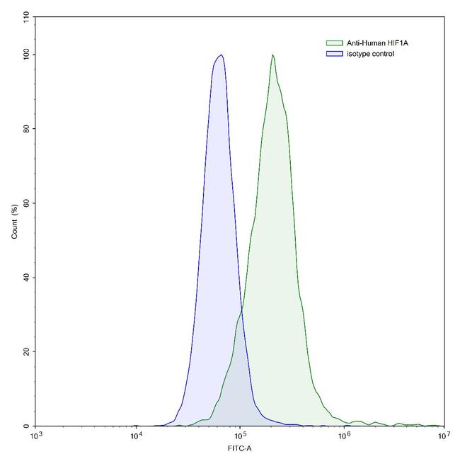 HIF1A Antibody in Flow Cytometry (Flow)